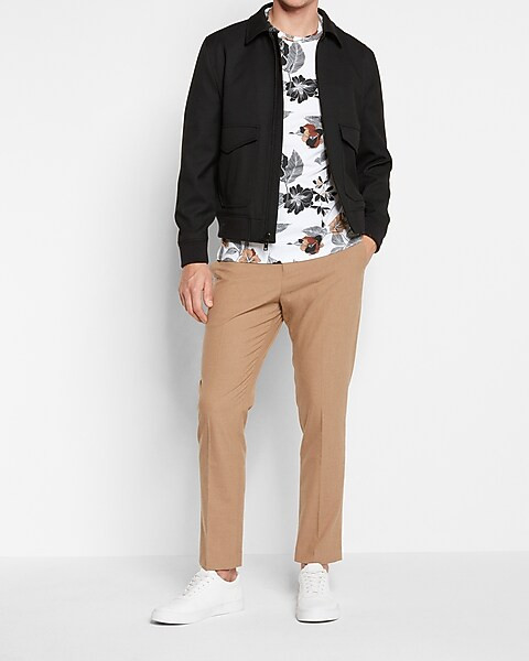 Floral Moisture-wicking Performance T-shirt | Express