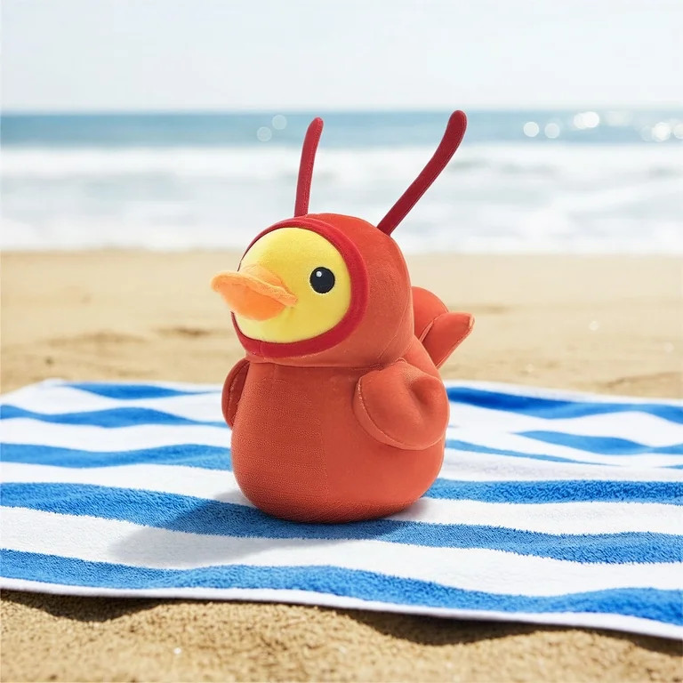 Small Lobster Duck Plush, Red and Yellow, Summer by Way To Celebrate | Walmart (US)