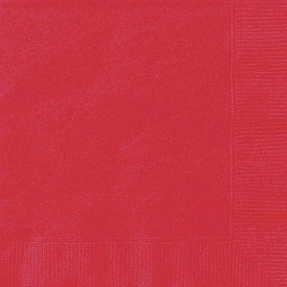 Way to Celebrate! Red Paper Luncheon Napkins, 6.5in, 24 Count | Walmart (US)