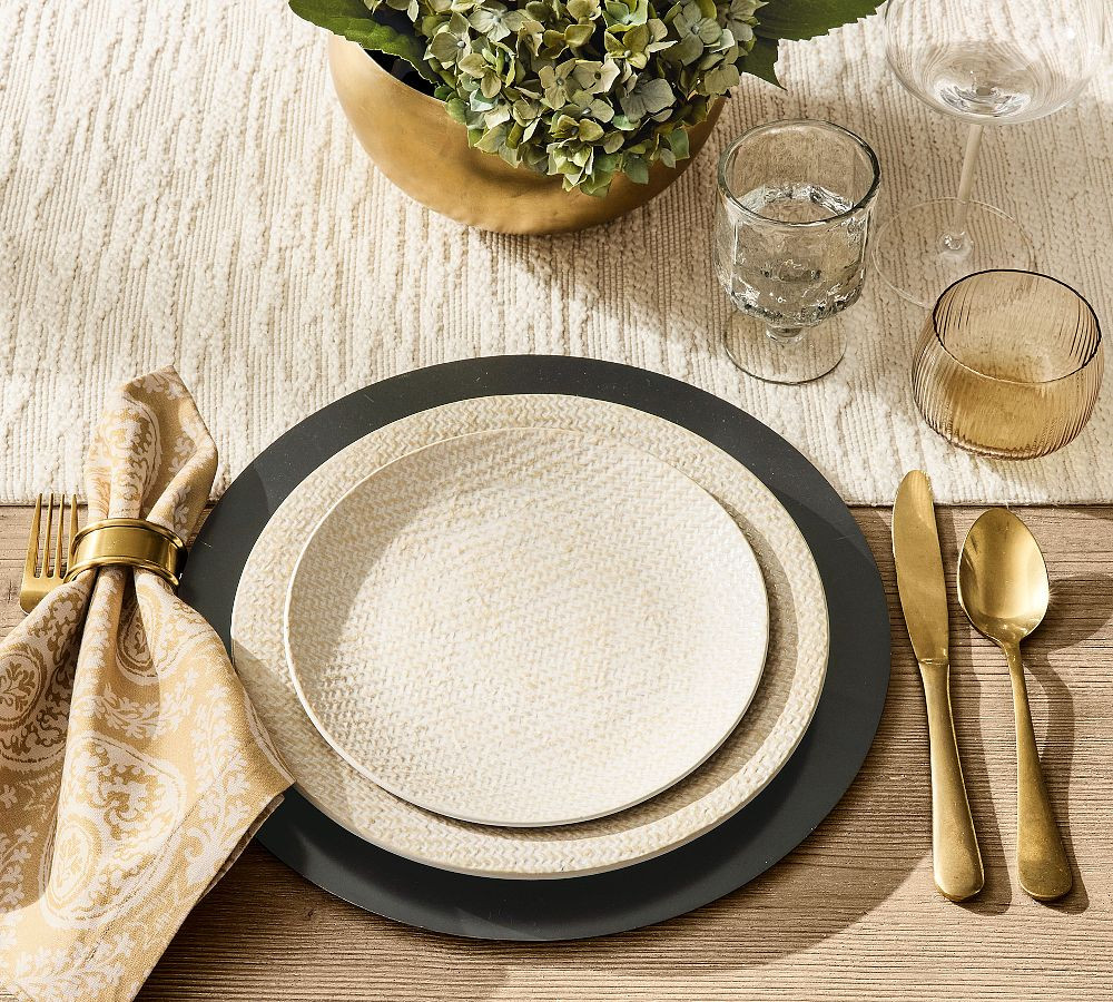 Elena Stoneware Salad Plates - Set of 4 | Pottery Barn (US)