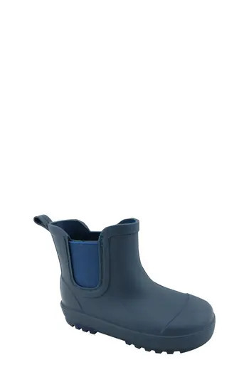 BEARPAW NAVY RAIN Kids' Waterproof Chelsea Rain Boot at Nordstrom Rack, Size 9 M | Nordstrom Rack