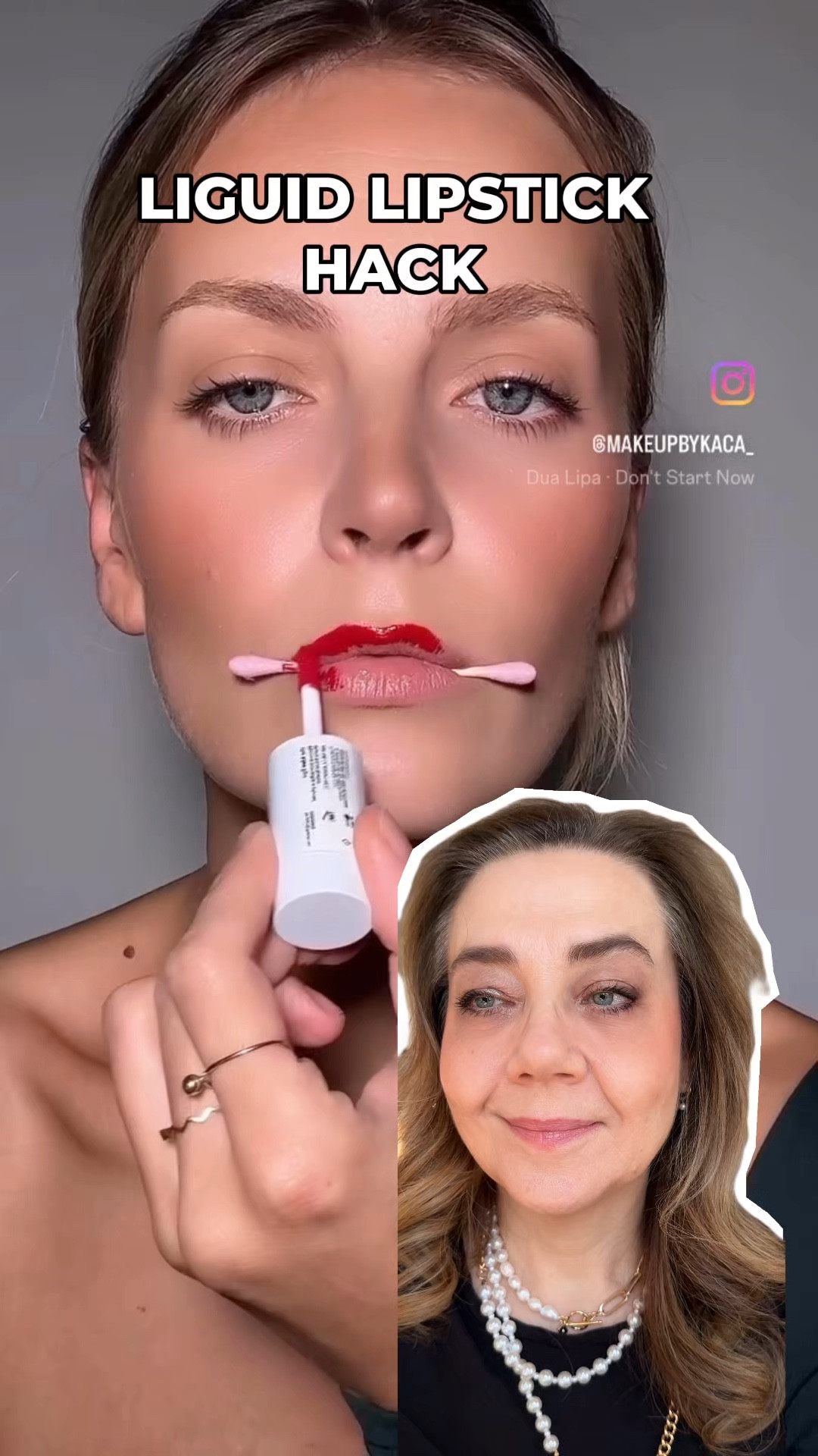 Liquid lipstick 💄 can be a challenge. Here’s the quick hack from another influencer. Perfect application! Like this hack? Vote below ⬇️ 

Save for the future and share with friend!

Follow for more easy and fun tips on beauty and style for women over 49.

#lipstickhack
#makeuptips 

#LTKbeauty