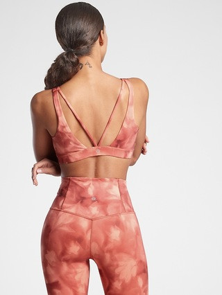 Exhale Printed Bra D-DD+ | Athleta