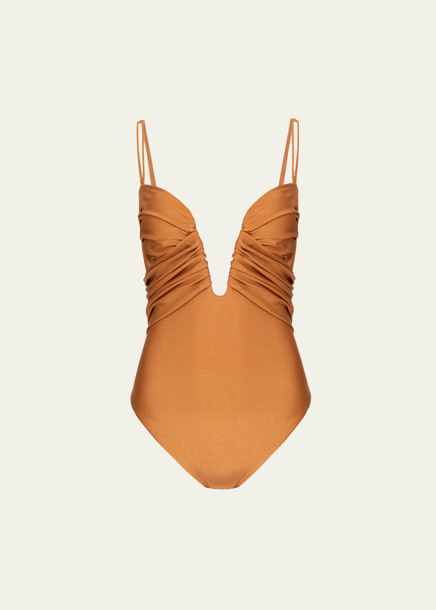PatBO Jersey Sands Bustier One-Piece Swimsuit | Bergdorf Goodman