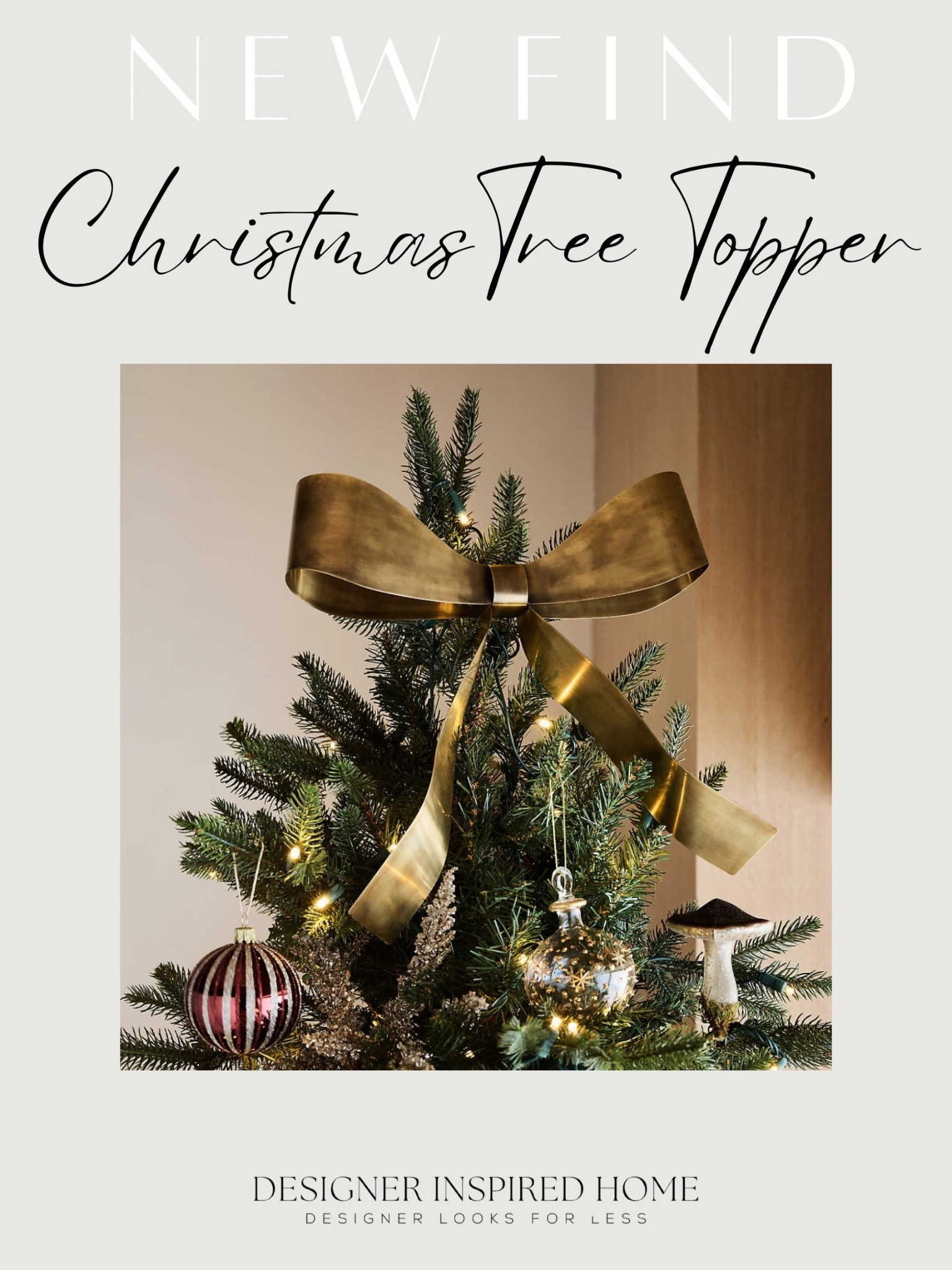 New arrival hold now tree topper! 

#LTKHome #LTKFindsUnder50 #LTKSeasonal