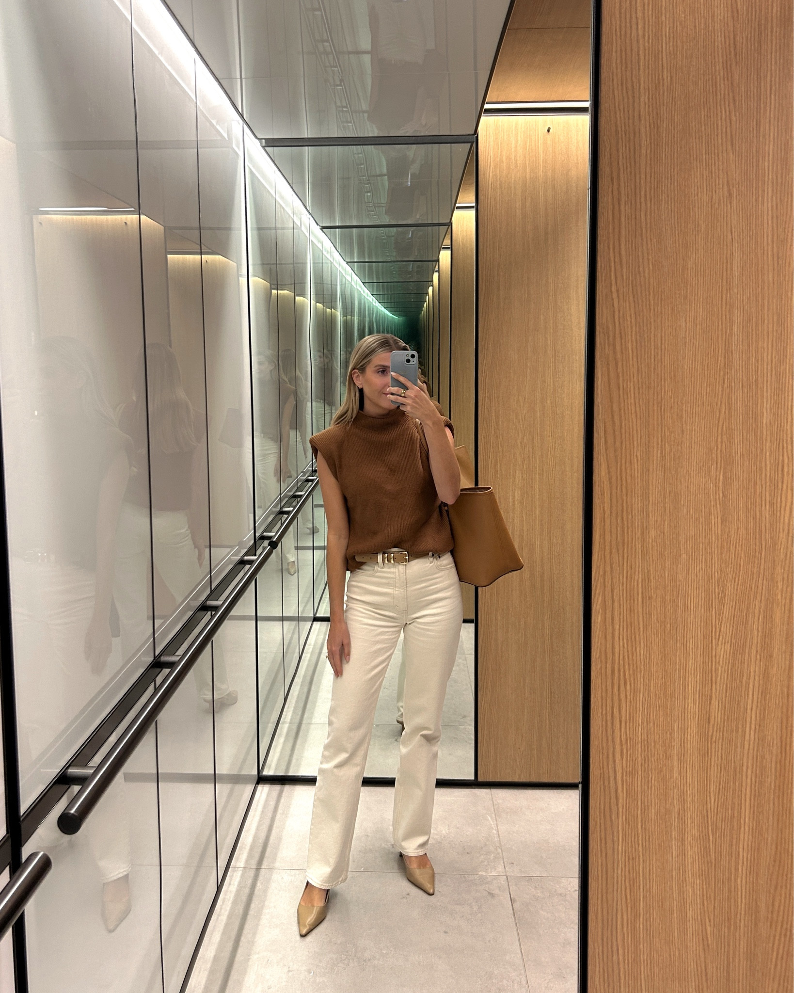 Work OOTD. Size small in top in color “caramel”. Jeans are old Abercrombie.

#LTKFindsUnder50 #LTKFindsUnder100 #LTKSeasonal