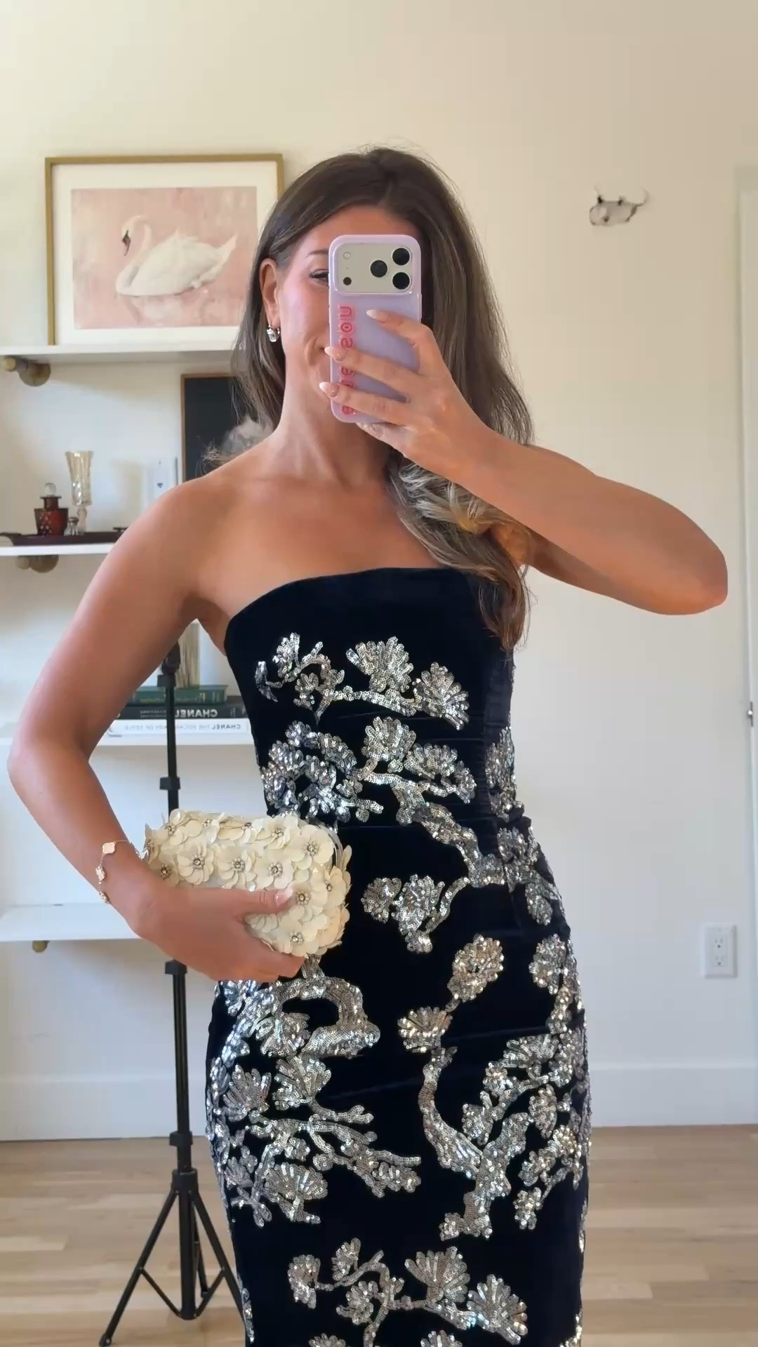 black velvet strapless gown with silver sequin floral embroidery down the front fall wedding guest dress for every girl 💍

I’m 5’4” & wearing my usual smalls/2

electric picks code: emerson20 
lulus code: emerson20 (first purchase) 

fall wedding guest dresses, wedding guest dresses, cocktail dresses, semi-formal dresses, black tie wedding guest dresses, destination wedding guest dresses, garden party dresses, wedding guest outfit ideas, fall dresses, autumn dress

#LTKSeasonal #LTKWedding #LTKootd