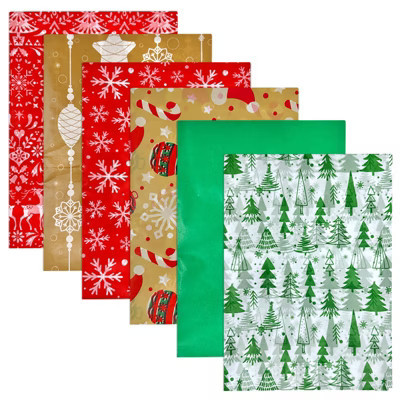 Wrapables Christmas Tissue Paper 20 x 28 Inch for Gift Wrapping, Arts & Crafts, Paper Flowers, Garlands, Tassels (60 Sheets), Happy Holidays | Target