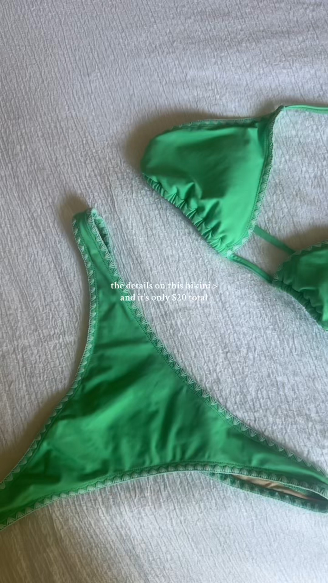 Green thong string bikini 💚 both in a size M

#LTKStyleTip #LTKFindsUnder50 #LTKSeasonal