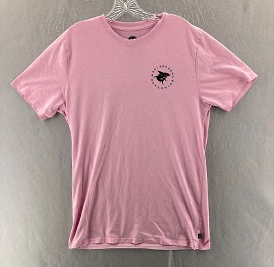Maui and Sons Shirt Mens Medium Pink Surf Surfing Short Sleeve Shark  | eBay | eBay US