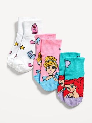 Disney© Pop-Culture Crew Socks 3-Pack for Girls | Old Navy (US)