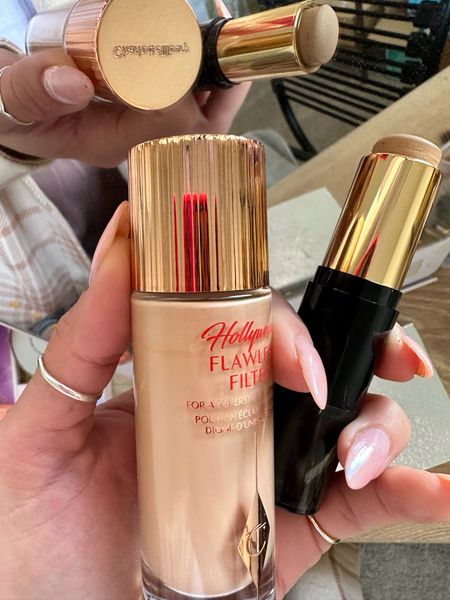 My current foundation obsessions. I am colors 4 and 320. The filter gives a perfect primer glow and the foundation stick glides on so creamy and is gorgeous  

#LTKbeauty #LTKunder50 #LTKFind