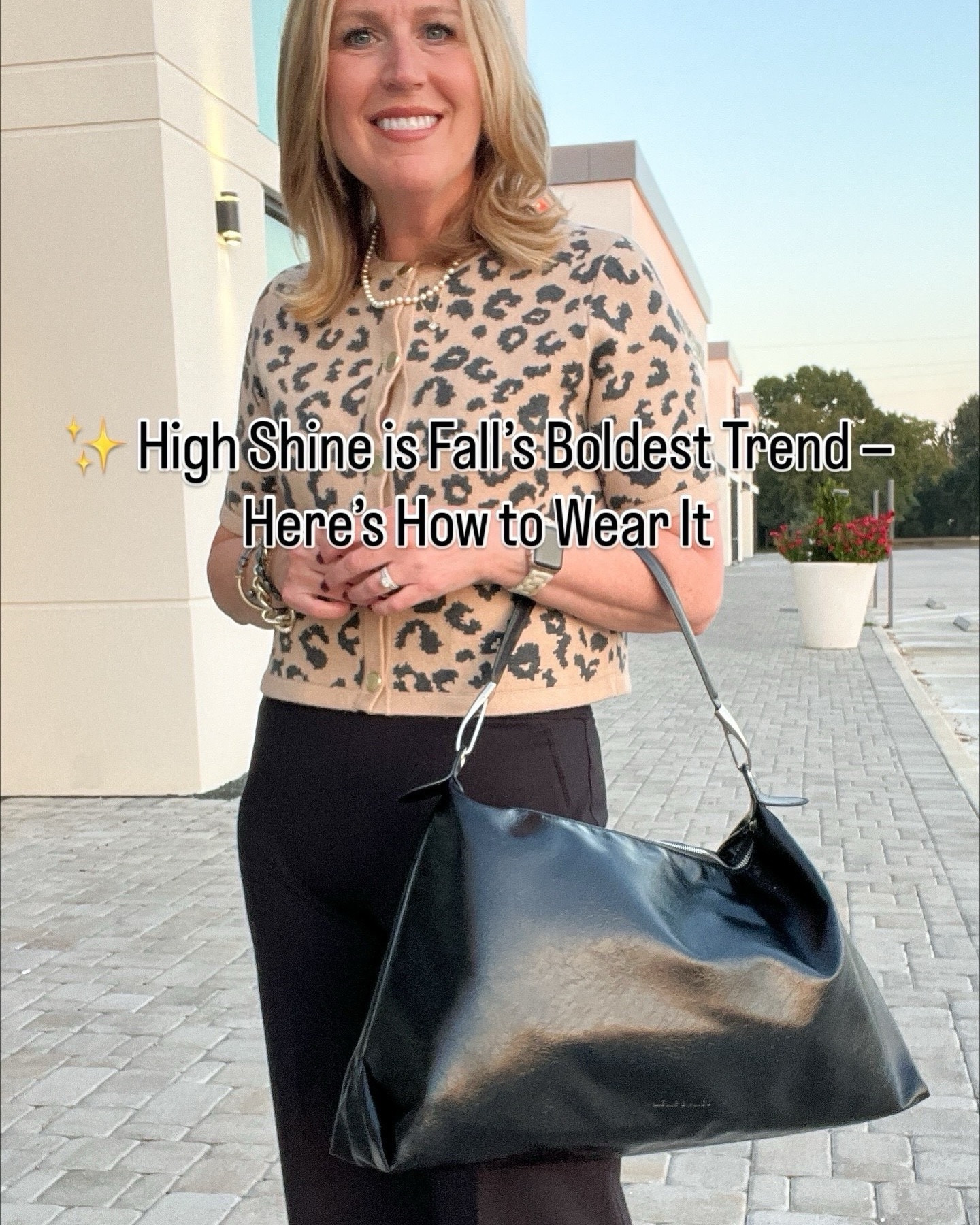 ✨ High Shine is Fall’s Boldest Trend — Here’s How to Wear It ✨

This season, it’s all about polish and shine — patent leather shoes, glossy handbags, sleek coats, and satin blouses + trousers. It’s chic, it’s bold, and yes… it can totally work in a real-life wardrobe.

Here’s how to pull it off: 1️⃣ Start small — add a patent loafer, a satin blouse, or a shiny crossbody bag. 2️⃣ Mix with matte — balance shine with denim, wool, or cotton so it feels elegant, not costume-y. 3️⃣ Go bold if you love it — try satin trousers or a glossy trench when you want a statement moment.

👉 Whether you’re heading to the office, out for dinner, or just want to refresh your closet staples, high shine instantly elevates your look.

💬 Would you wear this trend head-to-toe or just as an accent piece?

📌 Save this post for fall outfit inspo!

#LTKStyleTip #LTKItBag #LTKParties#LTKShoeCrush #LTKStyleTip

#LTKWorkwear #LTKSeasonal #LTKSaleAlert #LTKMidsize #LTKOver40 #LTKGiftGuide #LTKHoliday #LTKMidsize