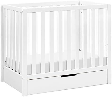 Carter's by DaVinci Colby 4-in-1 Convertible Mini Crib with Trundle in White, Greenguard Gold Cer... | Amazon (US)