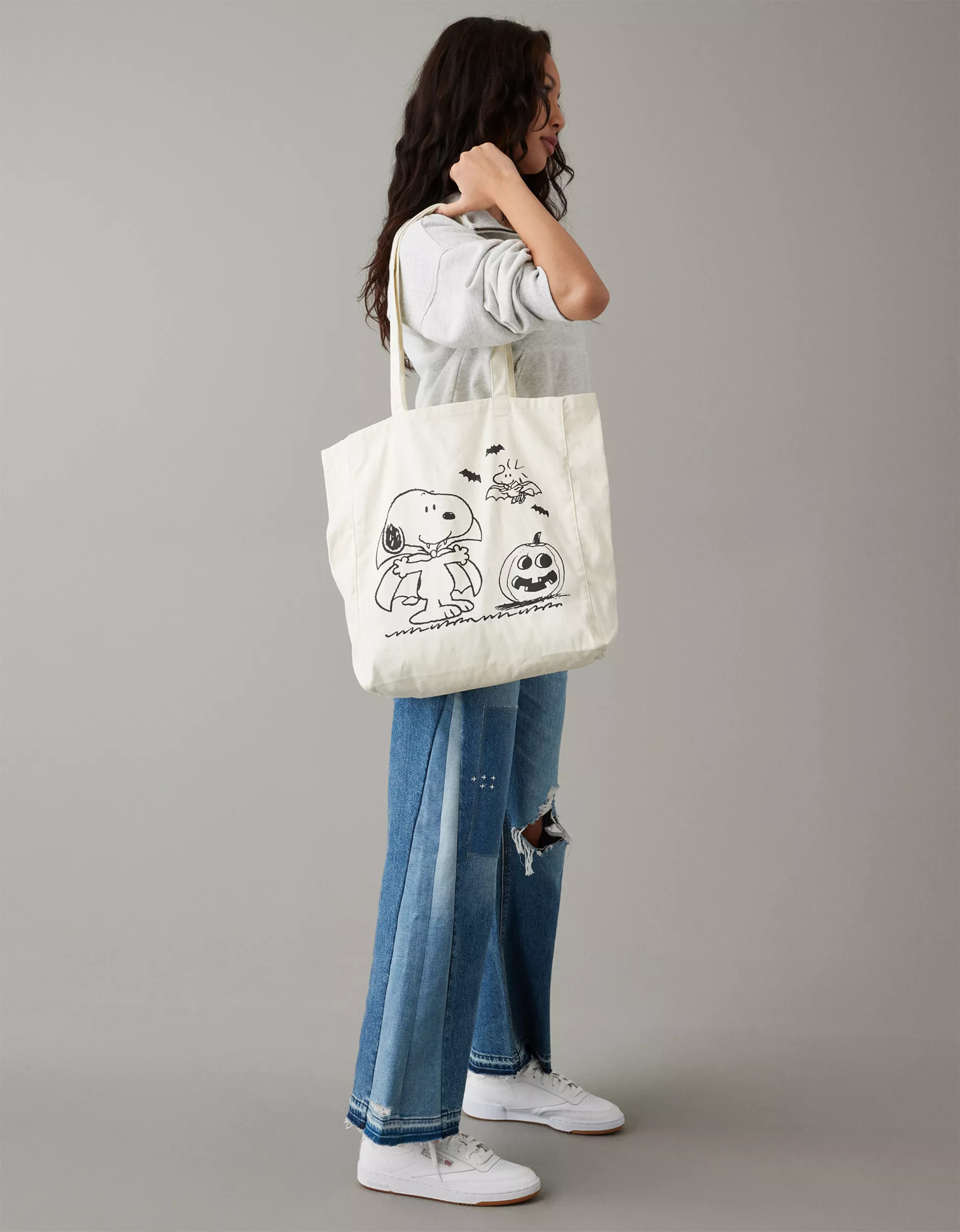 AE Spooky Snoopy Tote Bag | American Eagle Outfitters (US & CA)