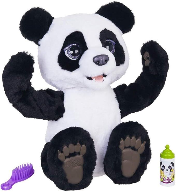 FurReal Plum, The Curious Panda Bear Cub Interactive Plush Toy, Ages 4 & Up (Amazon Exclusive) | Amazon (US)