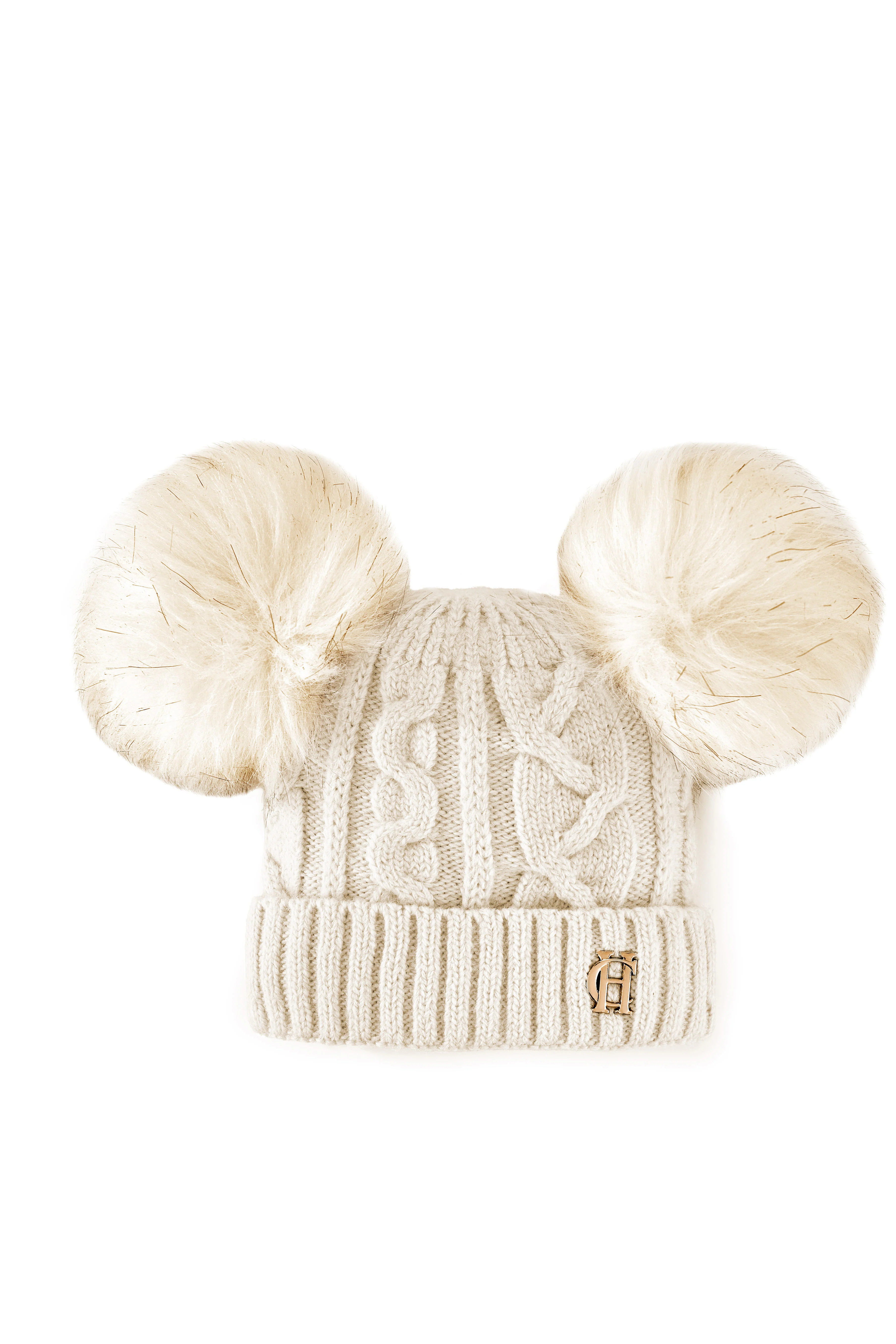 Baby Cable Hat (Oatmeal) | Holland Cooper
