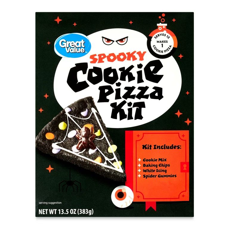 Great Value Spooky Cookie Pizza Kit, 13.5 oz | Walmart (US)