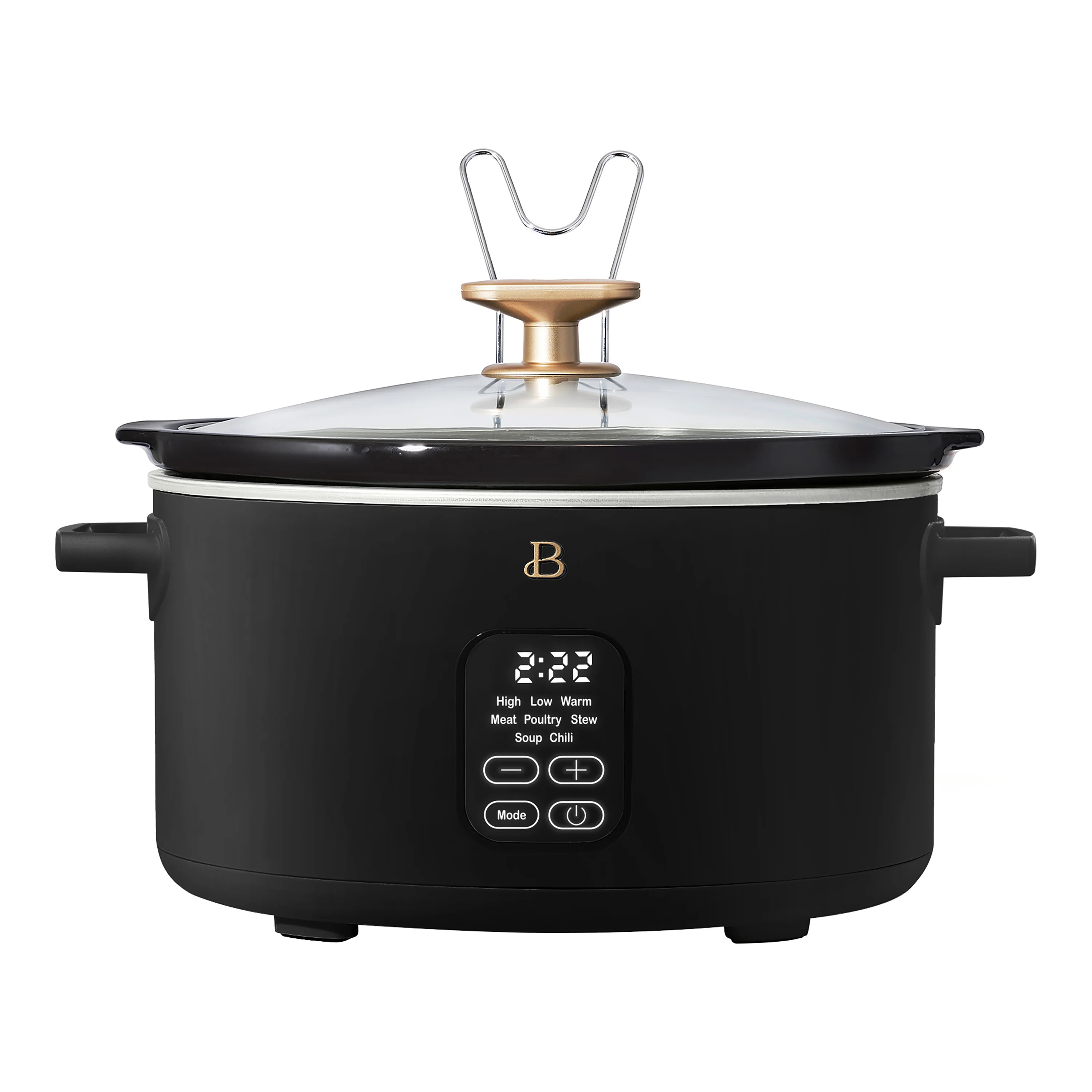 Beautiful 6 Qt Programmable Slow Cooker, Black Sesame by Drew Barrymore | Walmart (US)