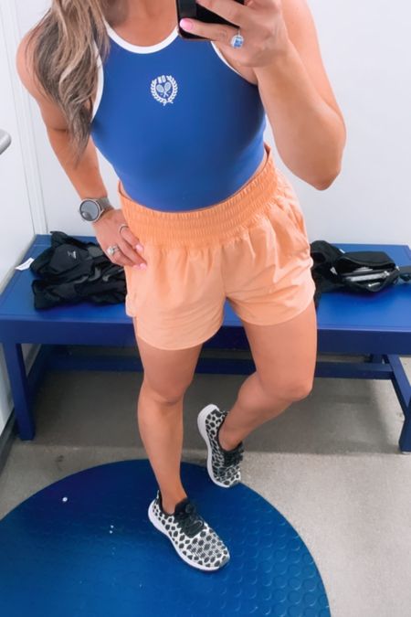 Love this style sports bra and shorts They are comfortable and a flattering fit. On sale 50% off. Running shorts, sports bras, old navy activewear, longline sports bras  

#LTKFindsUnder50 #LTKSummerSales #LTKSaleAlert