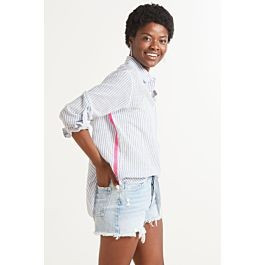 SUNDRY Pop Stripe Buttondown | EVEREVE | Evereve