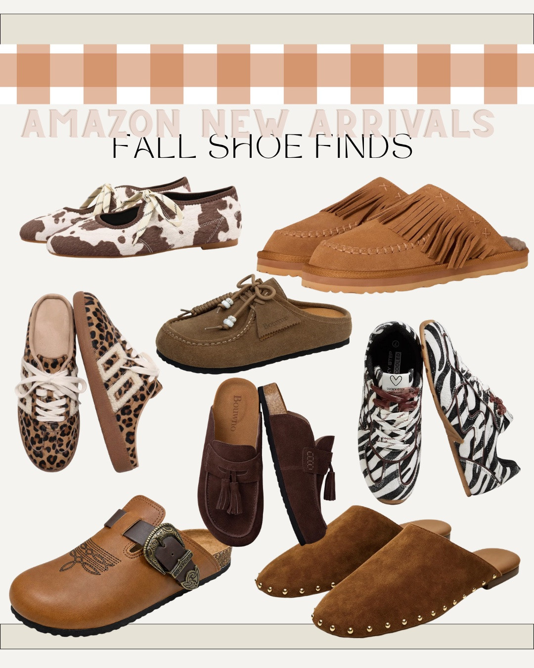 Amazon new shoes for fall - western inspo - fringe , zebra print , cowhide , cowprint

#LTKgrwm #LTKootd