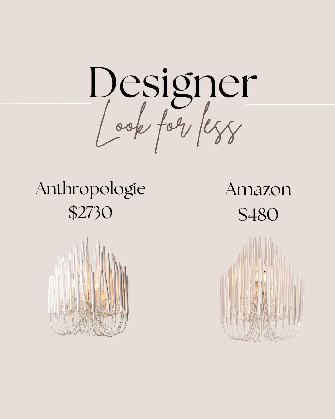 Anthro tiered tapers chandelier look for less! 
Amazon lighting, Anthropologie inspired decor, designer decor dupe

#LTKSaleAlert #LTKHome