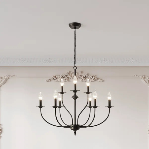 Maroneia 9 - Light Dimmable Classic / Traditional Chandelier | Wayfair North America