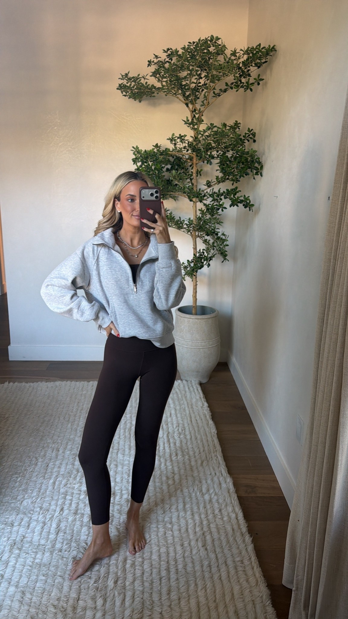 Todays look 🫶
Color is hot fudge brown!! Wearing a small 

#LTKootd #LTKGiftGuide #LTKgrwm