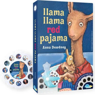 Baby Toys | Kids Learning / Educational Llama Red Pajama 1 Story Projector Pack | Moonlite Storytime from Maisonette | Maisonette
