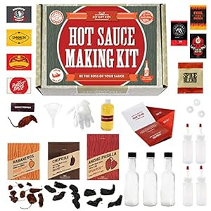 DIY Gift Kits Standard Hot Sauce Making Kit with Everything Included for DIY; Make Your Own Hot S... | Amazon (US)