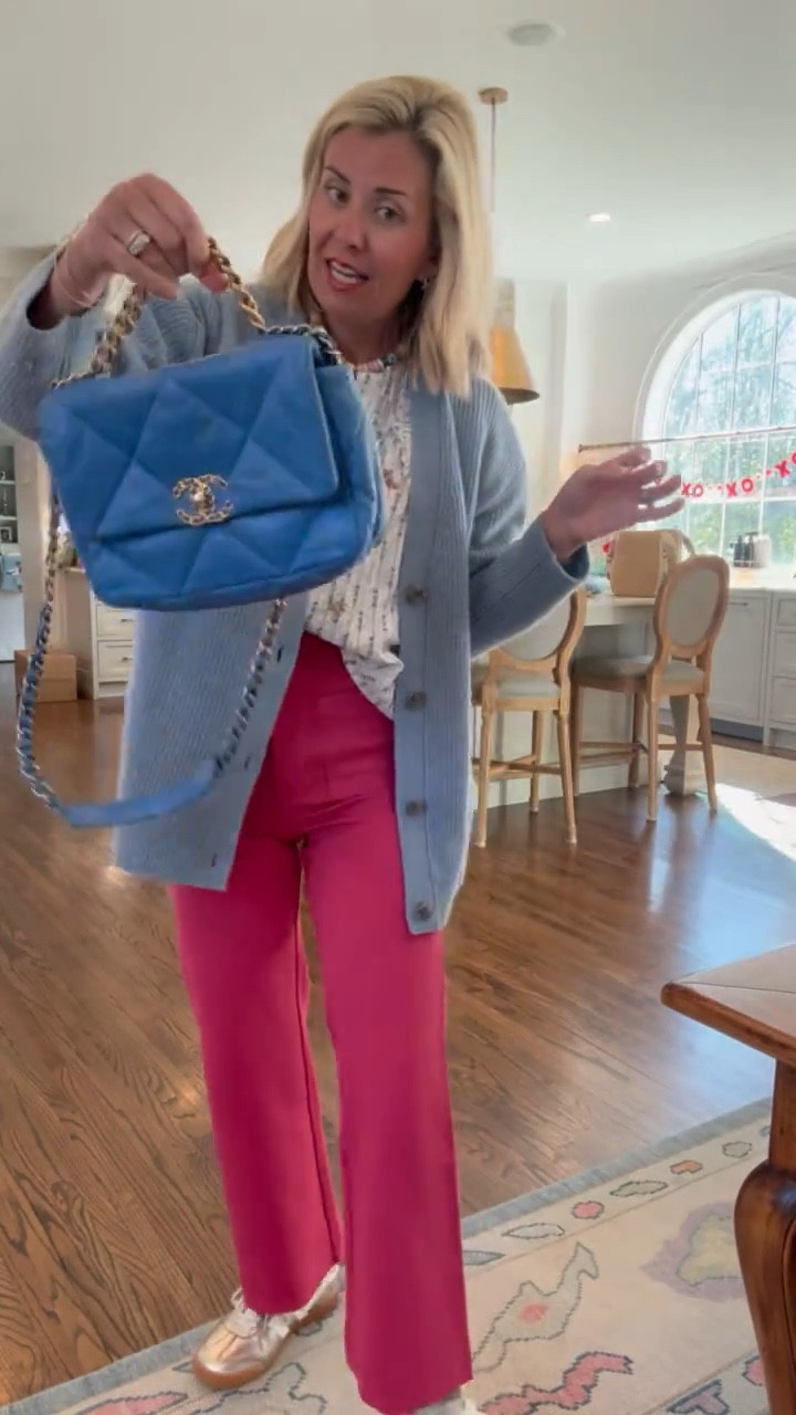 OOTD….. This is how we do spring vibes when it’s a bit still chilly. 
Cardigan & Top - xs 
Colettes -26
Shoes - 7 (1 size down)

#LTKmomlife #LTKOver40 #LTKootd