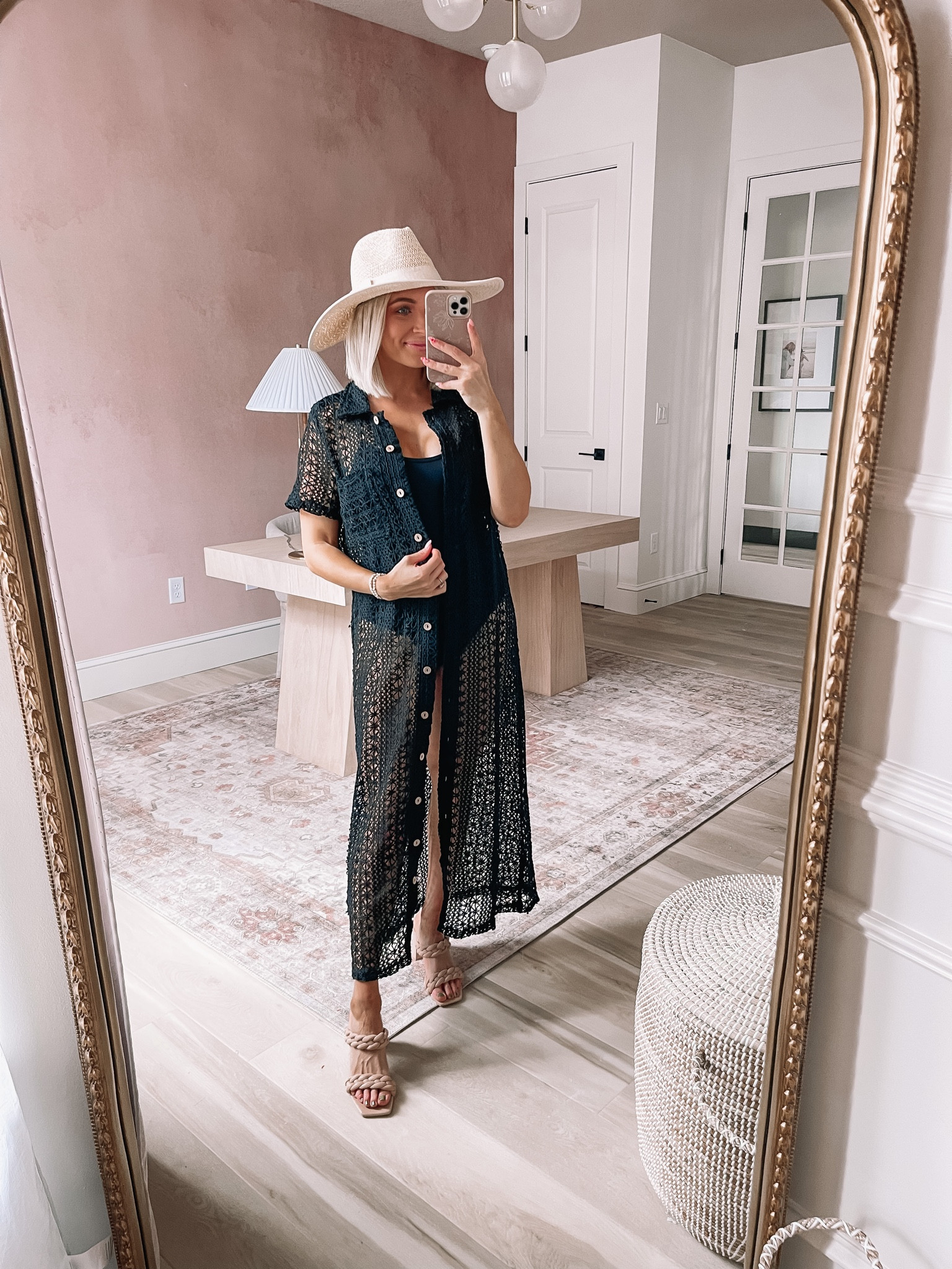 #ResortWear for your next #vacation — this black one piece is a size small. This eyelet coverup is so chic! #bathingsuit #coverup 

#LTKtravel #LTKswim #LTKFind