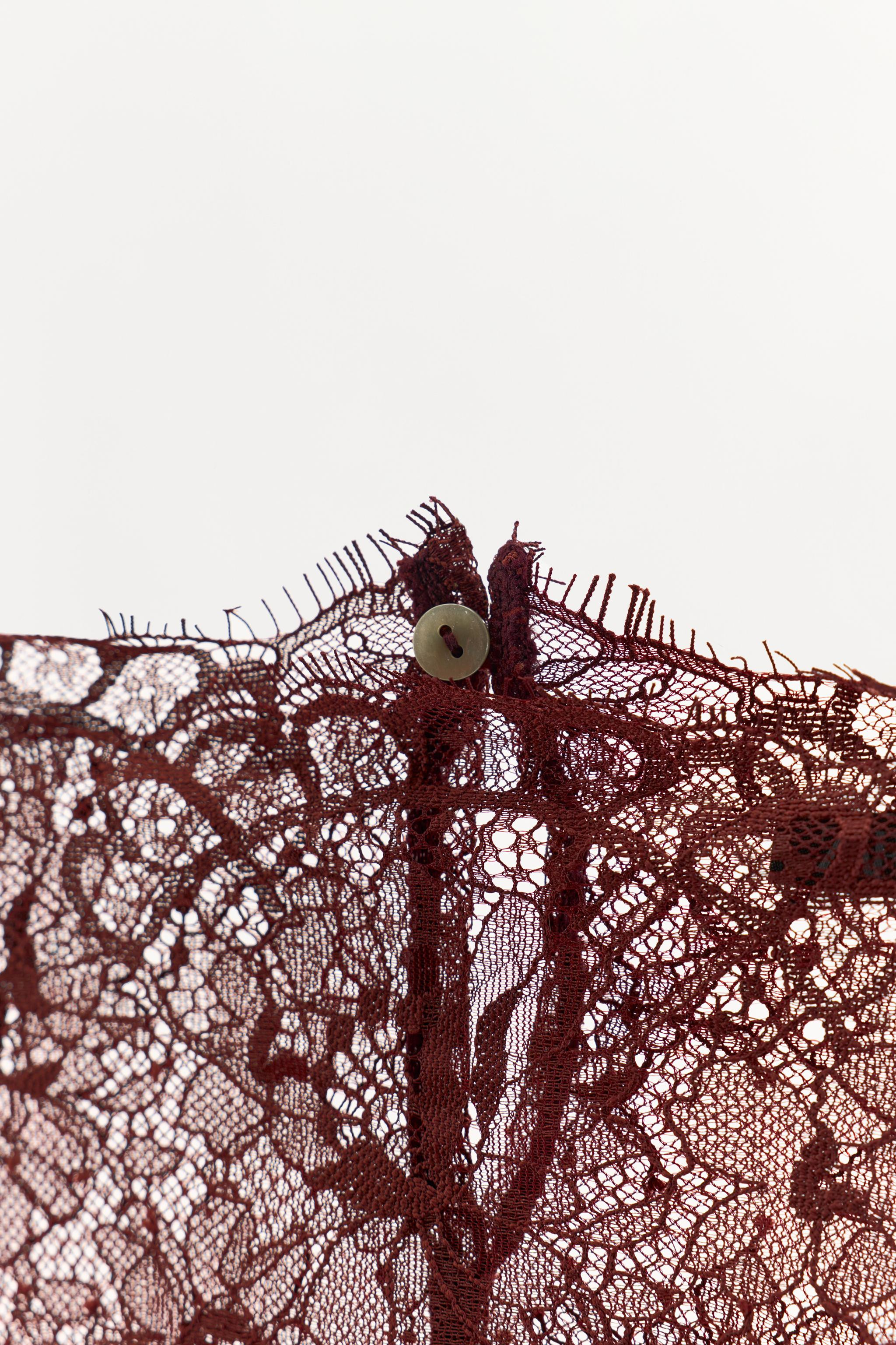 CAMICETTA SEMITRASPARENTE IN PIZZO | Zara IT