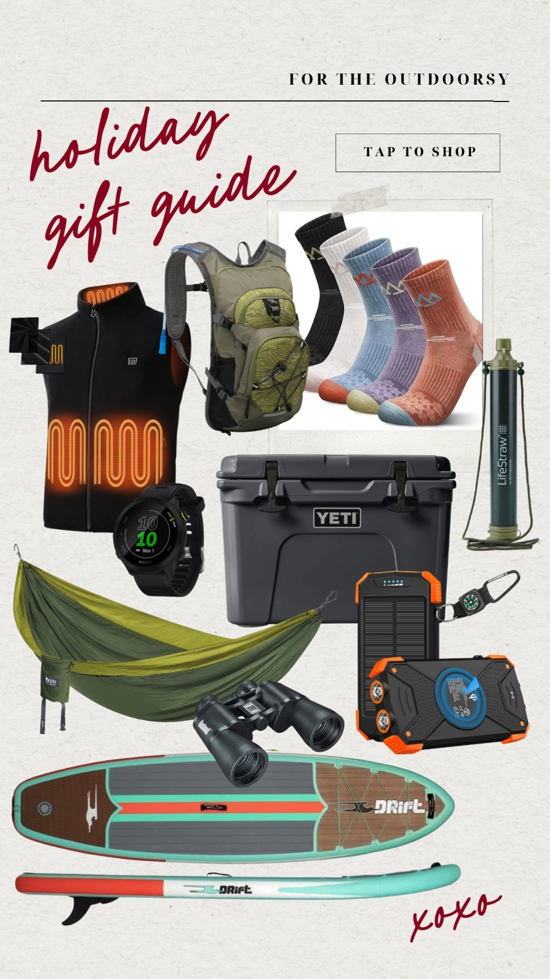  



Gift ideas for him, gifts for the guy that’s hard to shop for. Outdoorsy gift guide! 