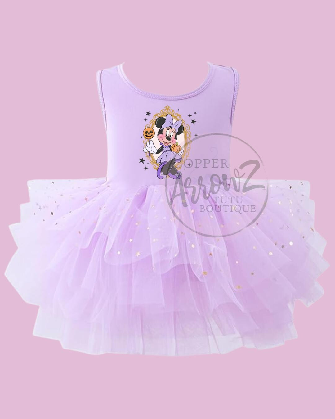 Purple Halloween Minnie Mouse Tutu Leotard Dress - Etsy | Etsy (US)