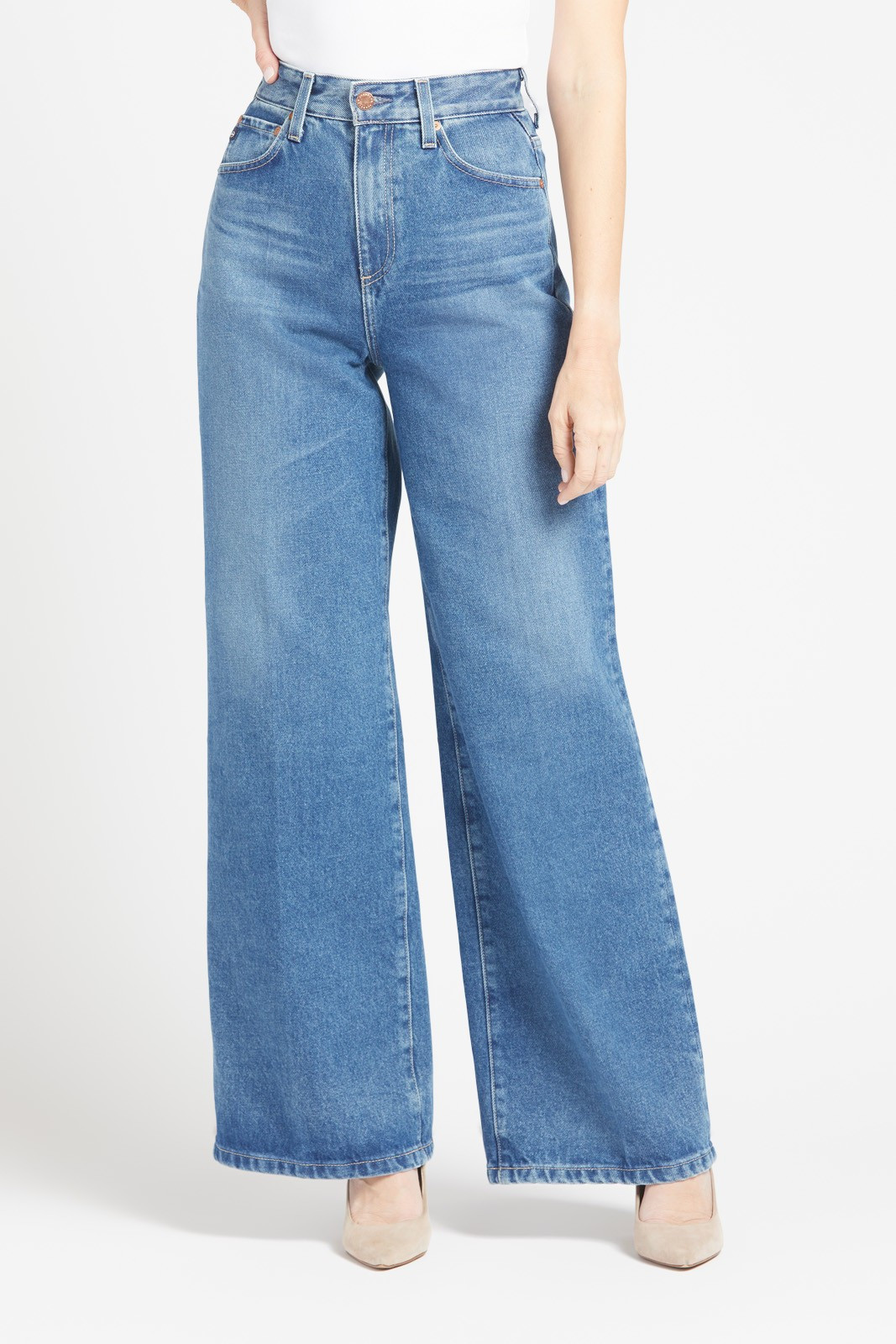 AG Deven High Rise Wide Leg | EVEREVE | Evereve