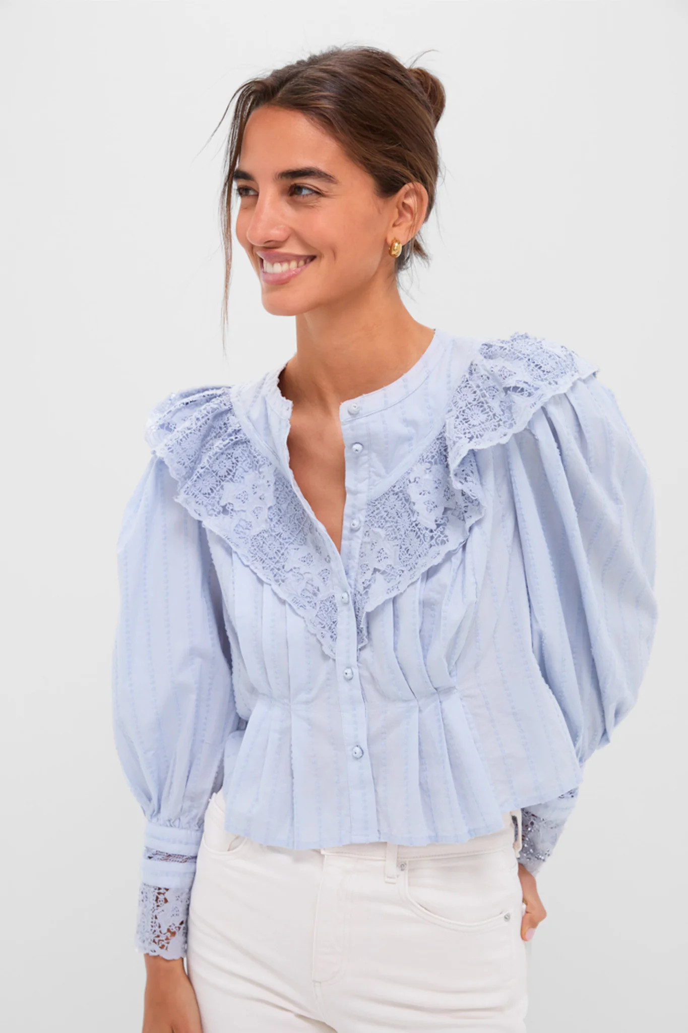 Celeste Esther Long Sleeve Blouse | Tuckernuck (US)