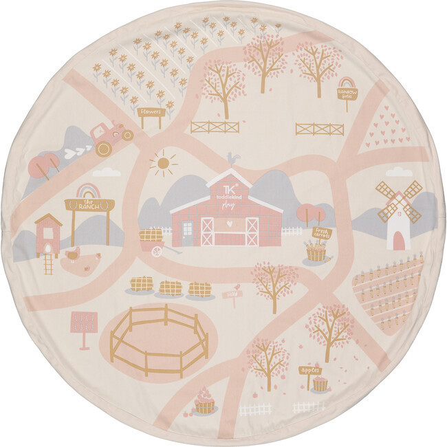 2 in 1 Playmat and  Toy Storage Bag, The Ranch | Maisonette