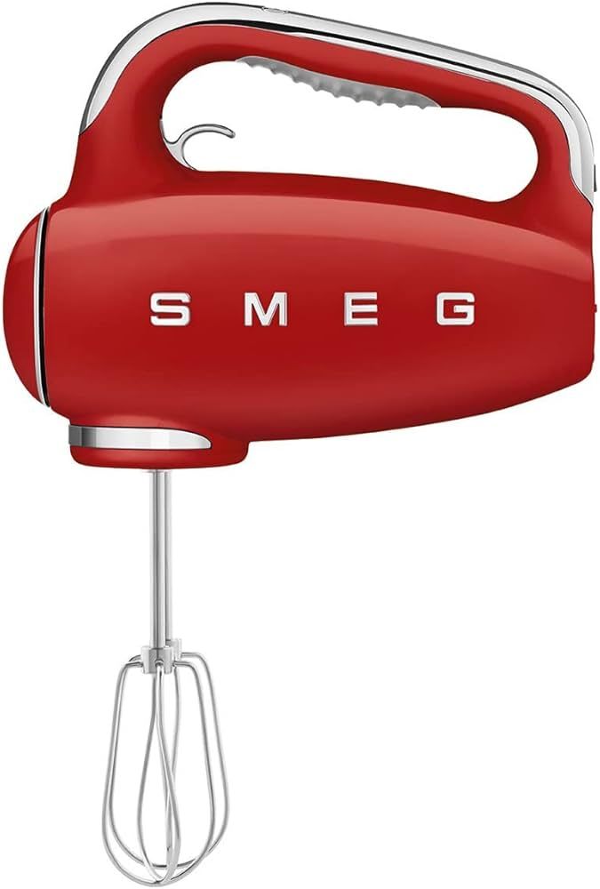 Smeg Red 50's Retro Style Electric Hand Mixer | Amazon (US)