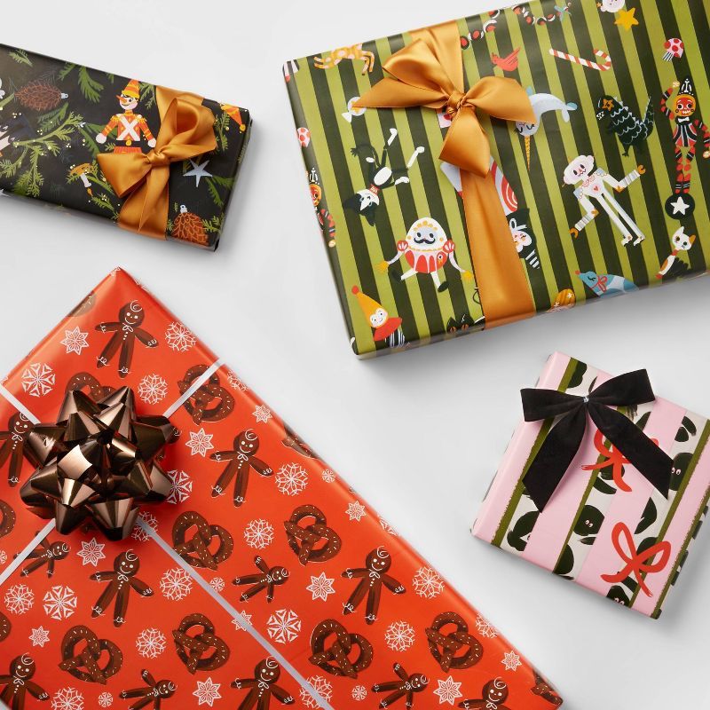 25 sq ft James Jeffers Nutcracker Gift Wrap - Wondershop&#8482; | Target