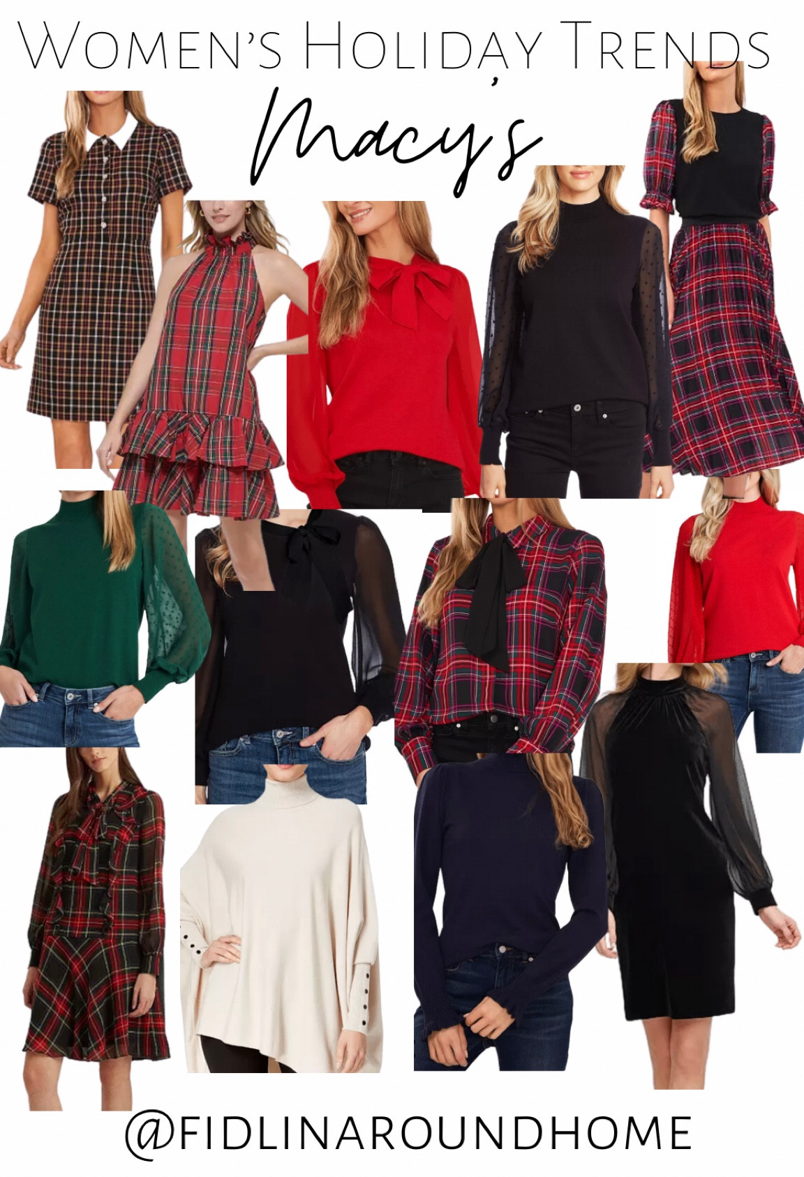 Women’s fashion trends for holiday and Christmas - party and festive outfits! Dresses plaid tops skirts etc on sale at Macy’s!

#LTKHoliday #LTKSeasonal #LTKunder100