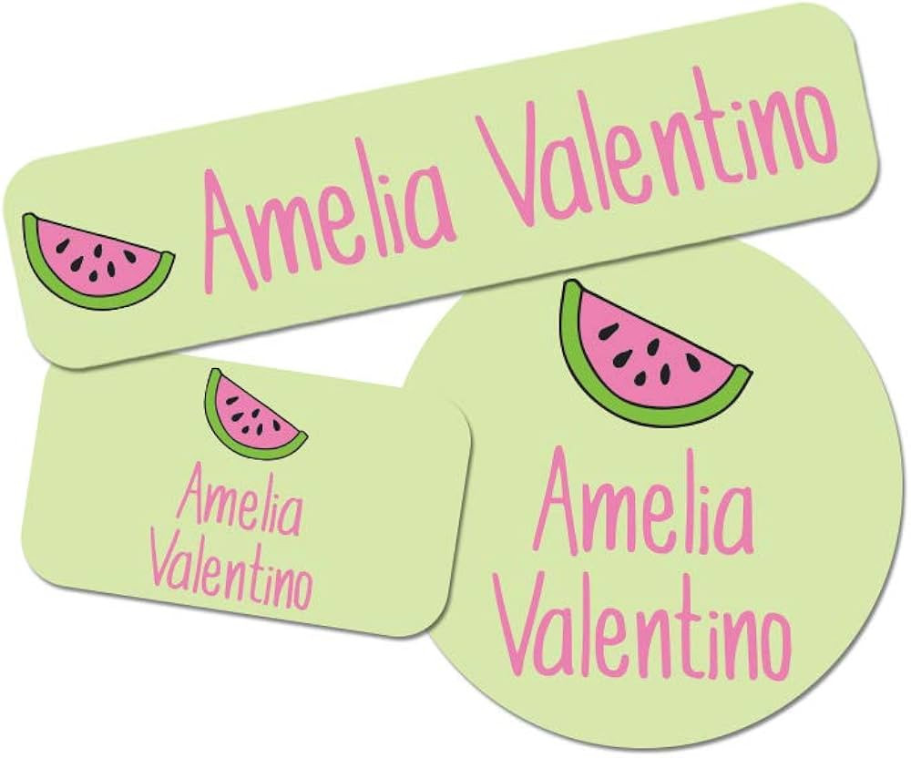 Custom Girl Combo Label Pack (128 ct.) - Waterproof Name Stickers - Stick-On & Easy to Apply (Wat... | Amazon (US)