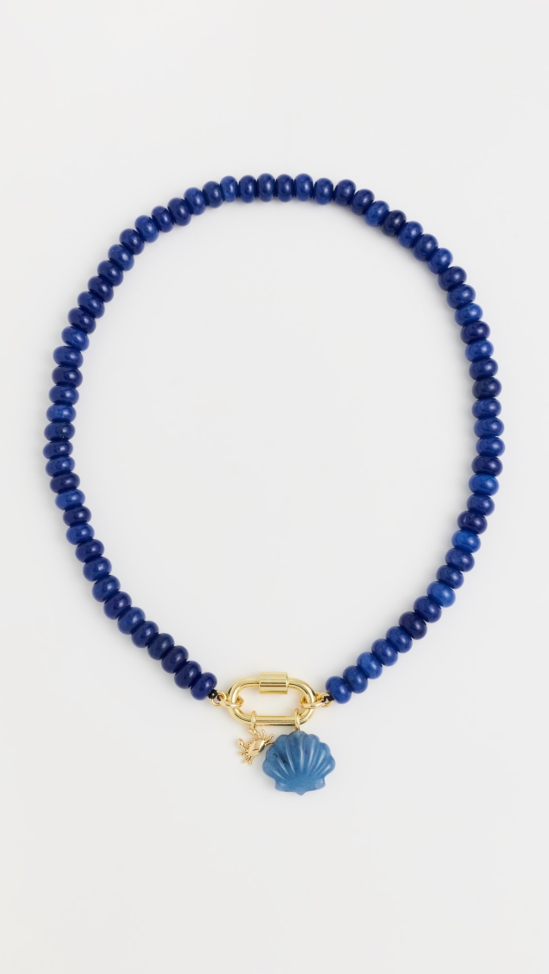 Beaded Charm Carabiner Necklace | Shopbop