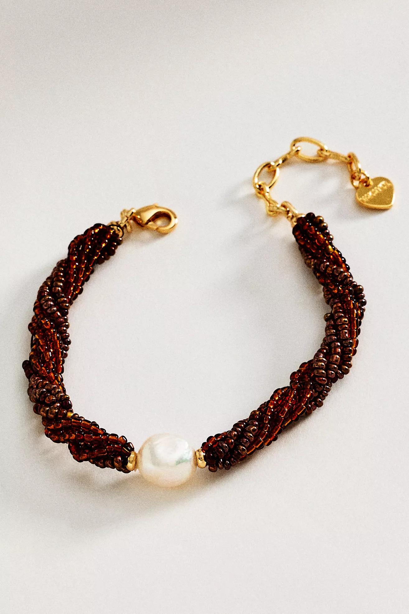 Twisted Bead Pearl Bracelet | Anthropologie (US)
