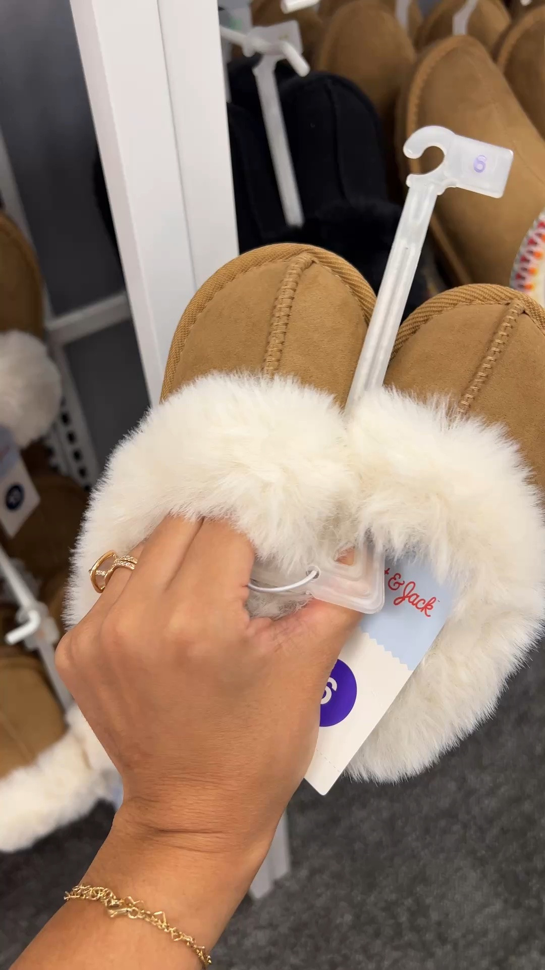 Cat and jack fur slippers
