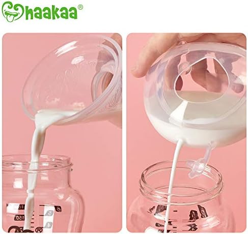 haakaa Manual Breast Pump with Silicone Lid and Ladybug Milk Collector Combo for Breastfeeding We... | Amazon (US)
