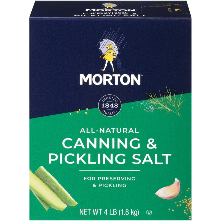 Morton® Canning & Pickling Salt, for Preserving and Pickling, 4 lb Box | Walmart (US)
