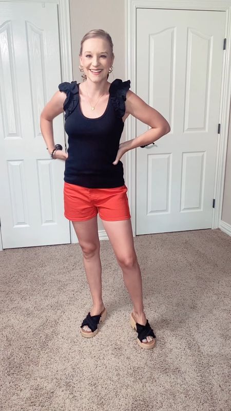 Old Navy has the cutest summer clothes ever right now!! 🤩🖤 There are so many sales and great deals happening like these $12 shorts that come in a ton of color options! This ruffle sleeve rank top is on sale too for only $14! These shorts and tank top can be mixed and matched so many different ways! Run to your old navy to shop in store or online! Click the link in my stories to shop 👏🏻

#LTKSaleAlert