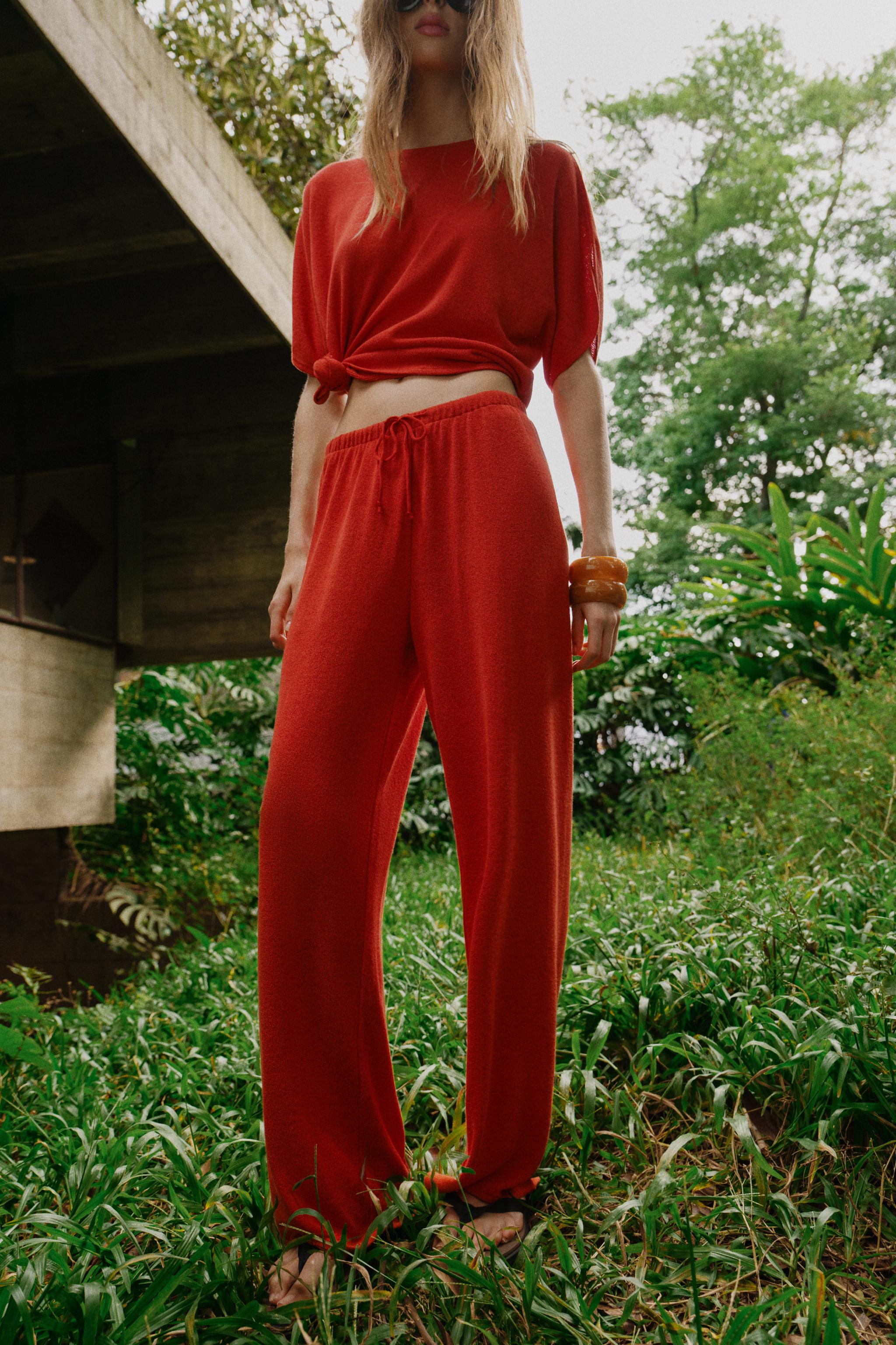 RUSTIC WIDE LEG PANTS | Zara US